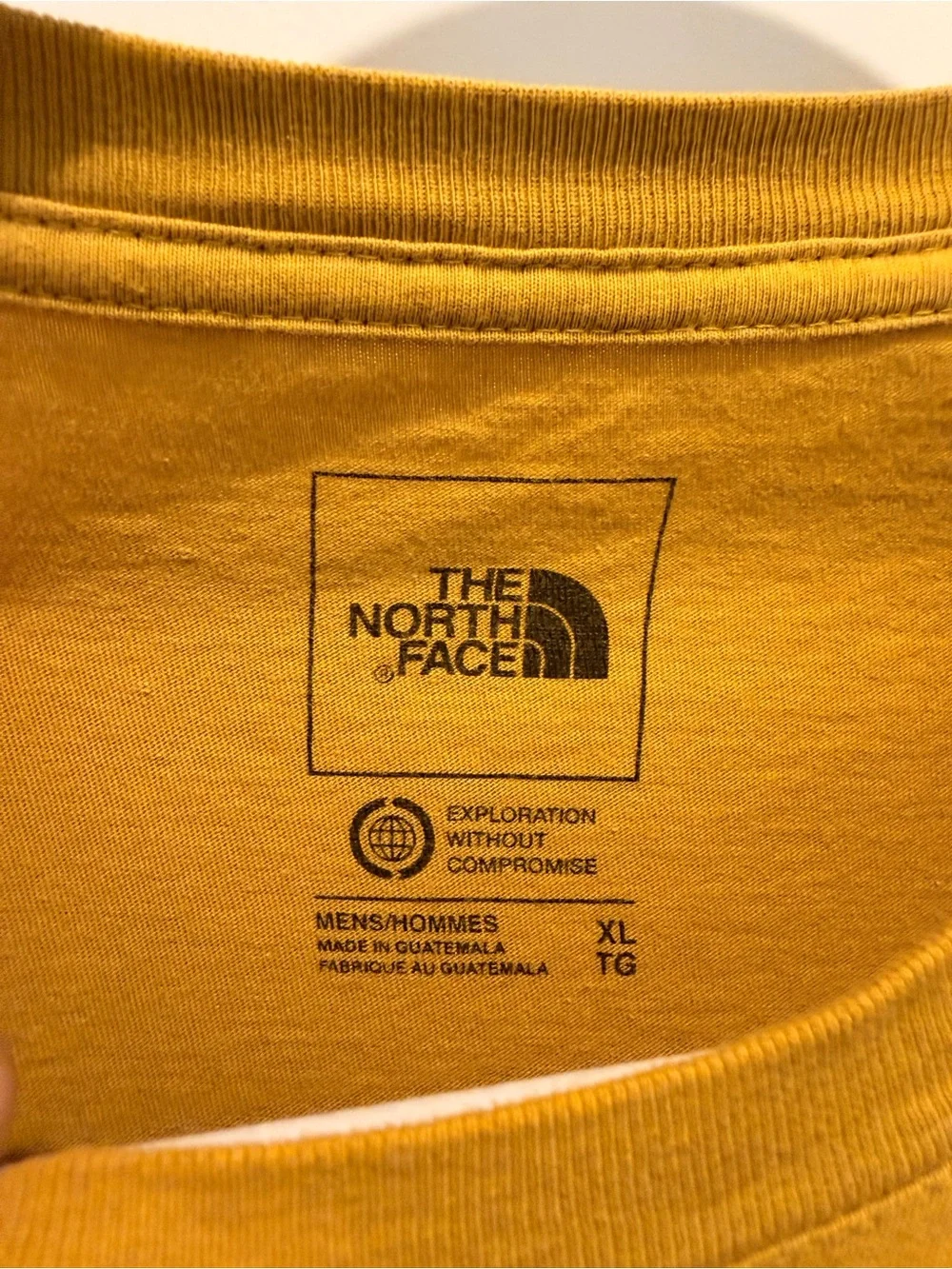 The North Face Men's Yellow Half Dome Short-Sleeve T- Shirt XL